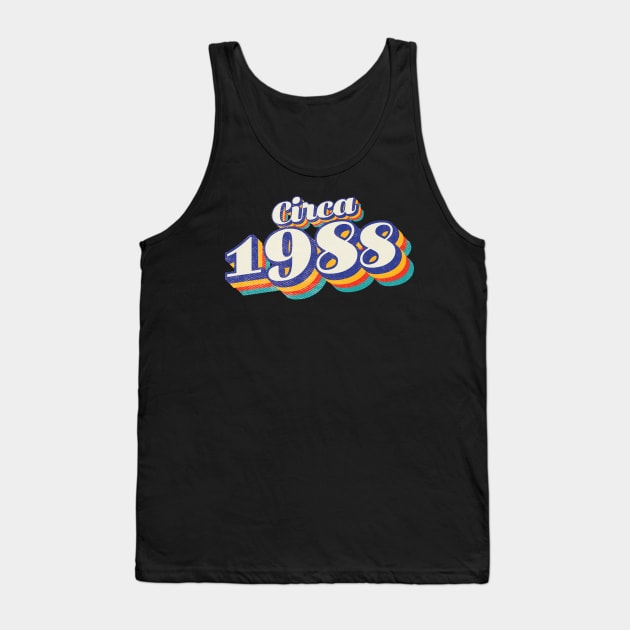 1988 Birthday Tank Top by Vin Zzep